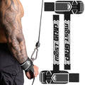 MOST GRIP Non-Slip Weightlifting Wrist Straps D-Ring 2-in-1 Exercise