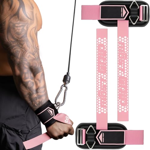 MOST GRIP Non-Slip Weightlifting Wrist Straps D-Ring 2-in-1 Exercise